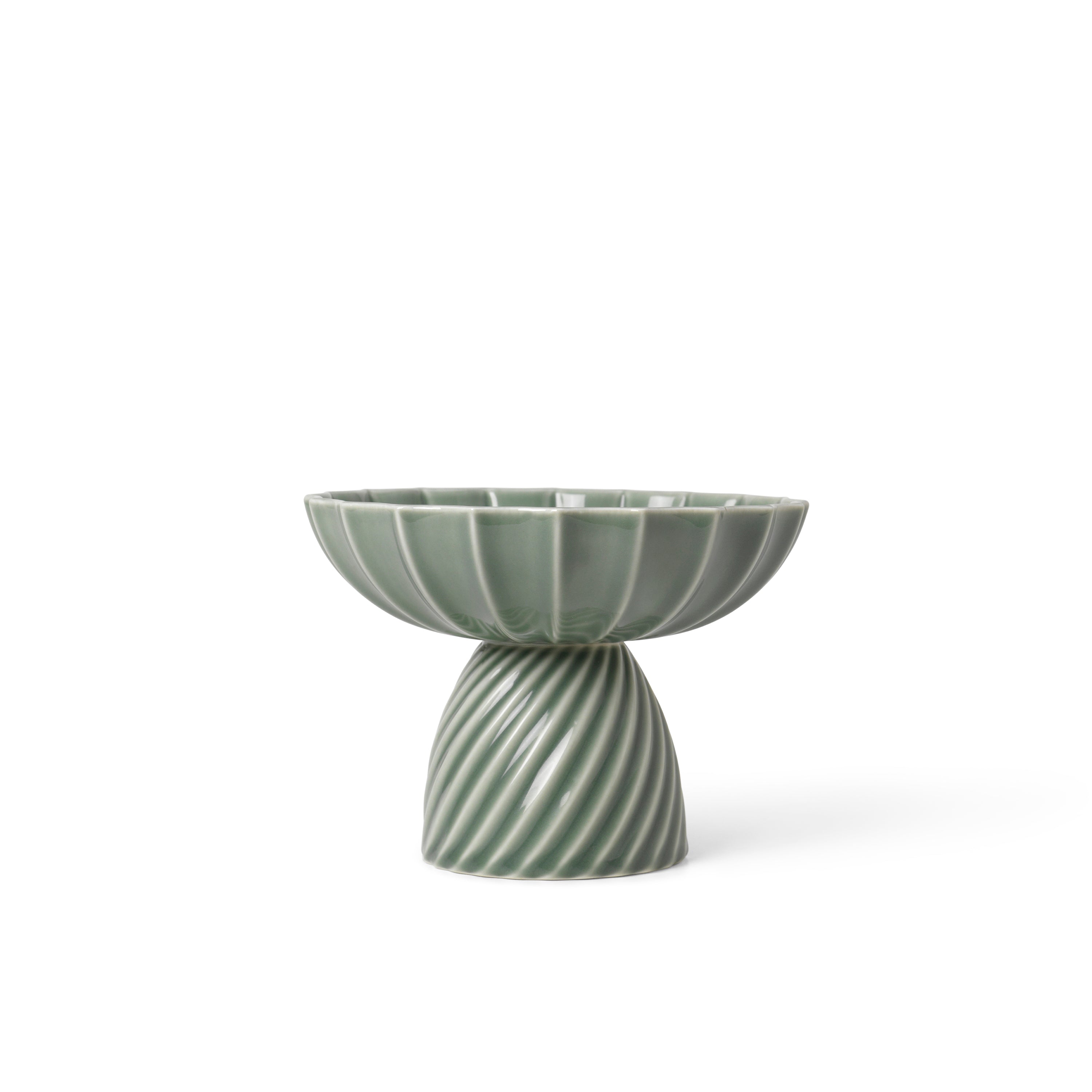 Samsurium skål på fod - Eucalyptus